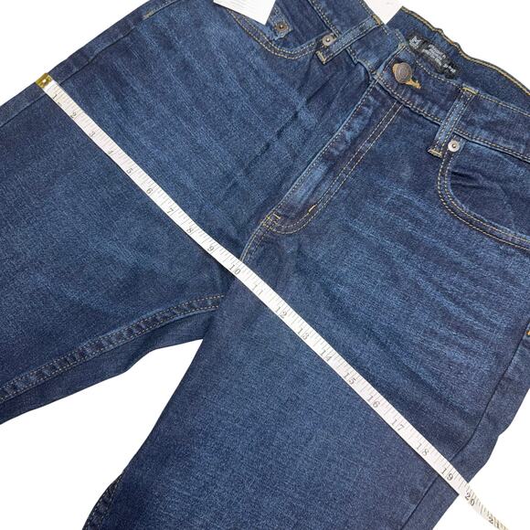 Member's Mark Jeans Mens 30x30 Dark Wash Straight Fit Premium Stretch Denim - Picture 10 of 15
